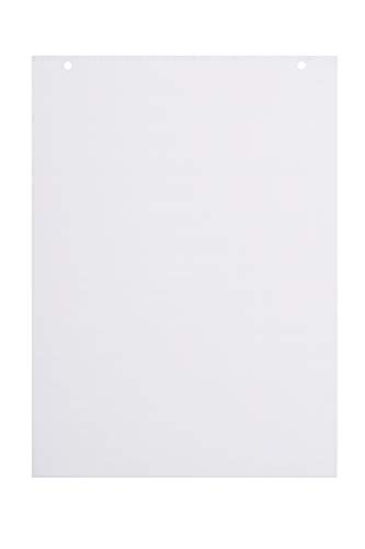 BoardsPlus Bloc de Feuilles papier blanc quadrillé pour Chevalet de Conférence - A1, papier 60 gr/m², 20 feuilles 1 Bloc