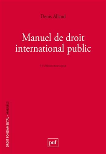 Manuel de droit international public