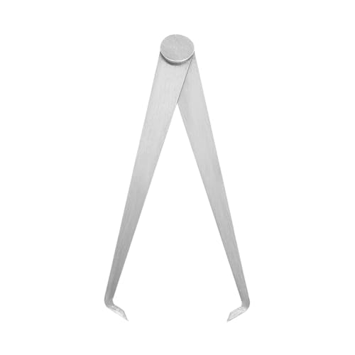 Kozelo Compas Intérieur - [6 Pouces] Outil de Mesure en Acier Inoxydable à Joint de Friction pour Mesurer les Dimensions, Couleur Argentée