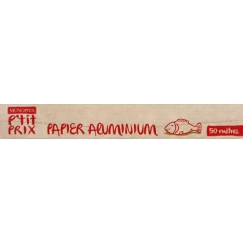 Monoprix Papier aluminium 50 m x 0,29 m - le rouleau de 50 m