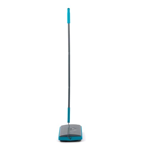 Beldray Balai Manuel pour Moquettes, Brosse Nettoyante Auxiliaire Rouleau avec Compartiment à Saletés,