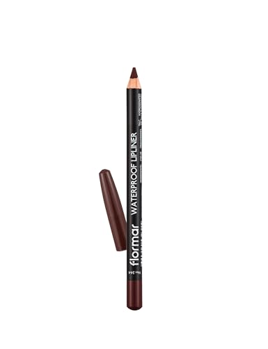 Flormar Waterproof Lipliner - Crayon a Levre Waterproof – Longue Tenue et Résistant aux Bavures – Définition Naturelle pour Tous les Teints – Crayon Contour des Lèvres Nude, 244 Chocolate Fondue