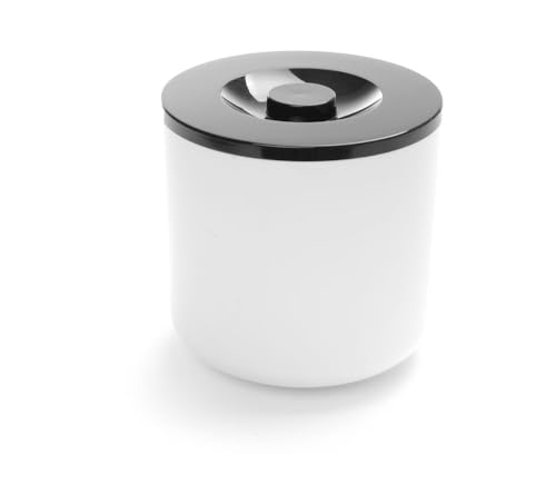 HENDI Seau à Glace, bac à glaçons, BarUp, Double paroi, 5L, ø190x(h) 200mm, polystyrène, Blanc et Noir