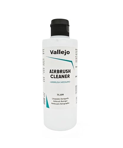 Vallejo Produit nettoyant pour aérographe Model Air n°199, 200 ML, 4.78 cm x 4.78 cm x 14.61 cm, beige