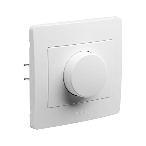 Prises electriques Standard | Prise extra plate | Prise mural | Variateur rotatif | Interrupteur encastrable | Interrupteur mural | Gamme Diam2 | Variateur 2 Fils | 739355 Debflex
