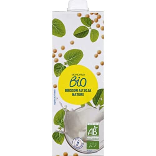 Monoprix Bio Boisson au soja nature bio - La brique de 1 l