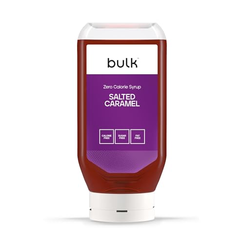 Bulk Sirop Zèro Calorie, Sans Sucre, Gout Caramel Salé 400 ml