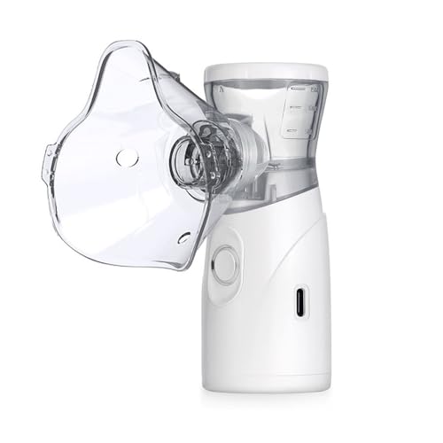 Nebulisateur pour Adultes et Enfants - Nébuliseur Ultra-Silencieux USB-C pour Adultes/Enfants - 2 Modes Réglables & Design Portable Maison/Voyage