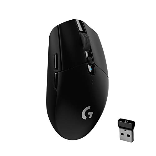 Logitech G305 Radio-fréquence Souris Gamer sans Fil, Capteur Gaming HERO, 12 000 PPP, Ultra-Léger, 6 Boutons Programmables, Batterie Longue Durée, Mémoire Intégrée, Compatible avec PC/Mac - Noire