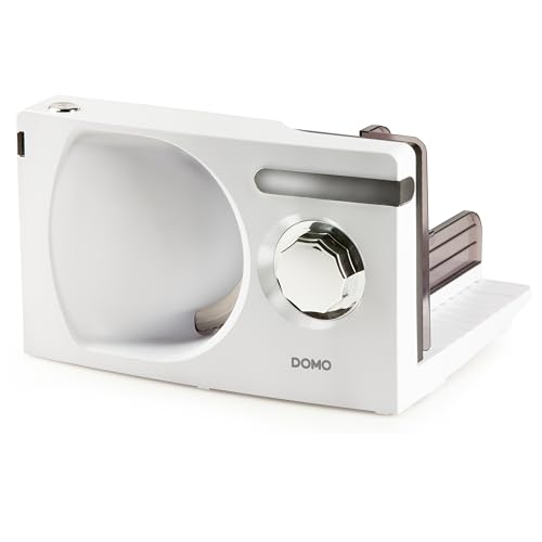 DOMO DO523S Trancheuse Ø 17 cm - jusqu'à 15 mm - blanc