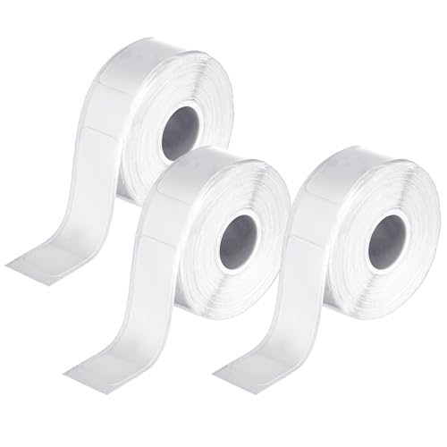 HJZHII Lot de 480 rouleaux de ruban adhésif pour étiqueteuse - 12 mm x 40 mm - Étanche - D30 - Papier thermique - Pour stockage domestique - Ruban d'étiquetage de rechange pour étiqueteuse