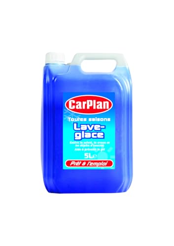 CarPlan Lave-Glace Toutes Saisons 5L – Prêt à l’Emploi | Nettoie & Dégraisse | Anti-Givre, Anti-Filme, Action Rapide | Usage Hiver & Été