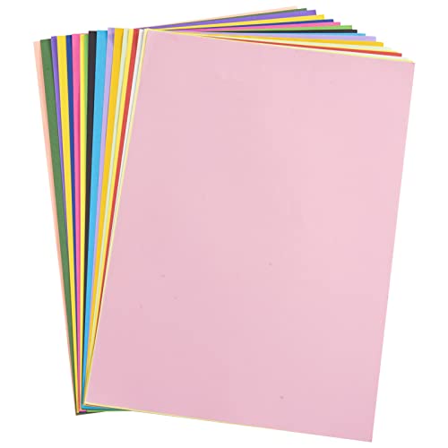 Carehabi - A4 80 g/m² 20 Couleurs, 100 Feuilles de Papier Coloré pour Photocopieur, Papier Coloré pour Bricolage