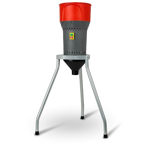 EBERTH Moulin à Céréales Électrique sur Pied, Trémie de Remplissage de 6L, Moteur Électrique de 1000 W, 300kg/h, Moulin à Grains avec Lame Robuste en Acier Inox, 5 Tamis inclus, Broyeur pour Céréales