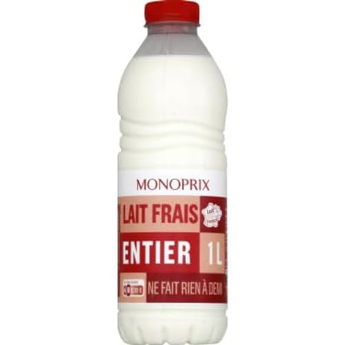 MONOPRIX Mpx lait frais entier 1l - La bouteille de 1l