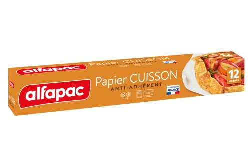 ALFAPAC - Papier cuisson 12M - Fabriqué en France