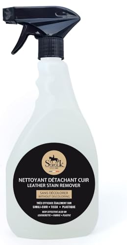 Sofolk - Nettoyant, Détachant, Dégraissant pour Cuir - Entretien Cuir - Spray Nettoyant Inodore et Incolore - 750ml