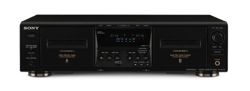 Sony TCWE475B Platine Double Cassette auto-reverse Noir