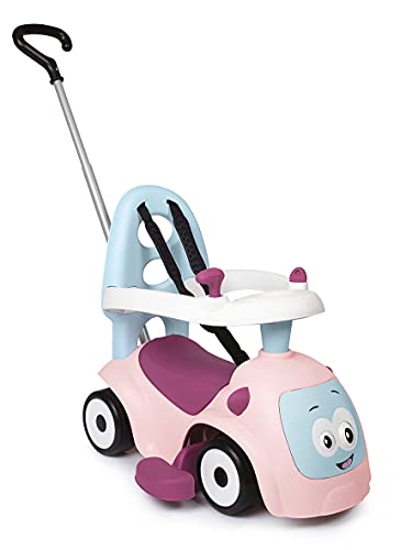 Smoby - Porteur Maestro Balade Rose - pour Enfant Dès 6 Mois - Evolutif - Roues Silencieuses - Klaxon - 720305