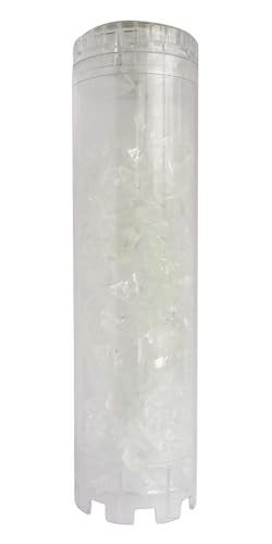 AQUAWATER - 104987 - Cartouche anticalcaire en cristaux de polyphosphates - Pour bol de taille 9'3/4 - Durée de 12 m(1 an) - Fabriqué en France, Gris