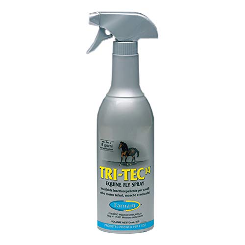 Farnam Tri Tec 10 600 ml. Spray insecticide pour cheval Tafani mouches moucherons