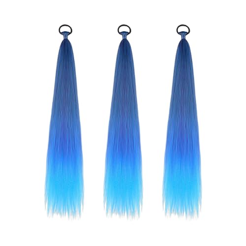 Perruques Pour Femmes 3 Pièces, Extensions De Cheveux En Queue De Cheval, Accessoires Pour Cheveux Cosplay, Accessoires De Costume, Accessoires Pour Cheveux