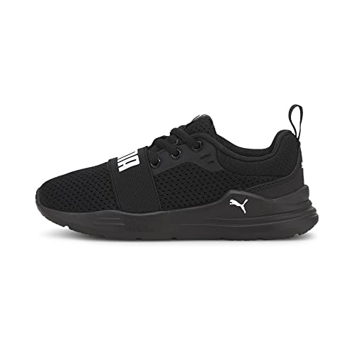 PUMA Mixte Enfant Wired Run Ps Chaussures-lifestyle, Puma Black Puma White, 29 EU