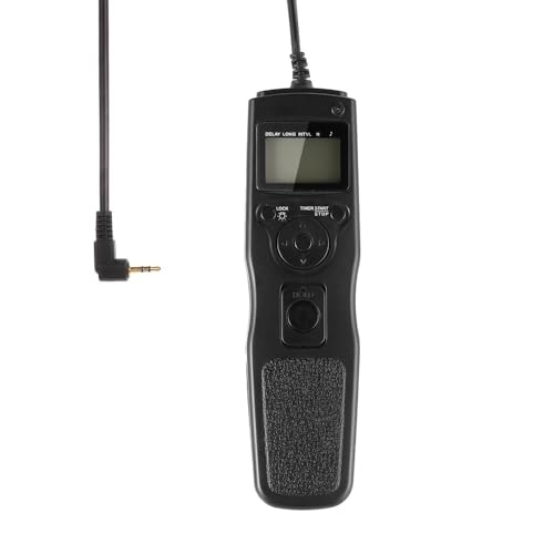 Hersmay Déclencheur à distance LCD pour appareil photo Canon EOS M6 M5 R8 RP R7 R10 R R6 R6 Mark II, 1300D 850D 800D 760D 750D 700D 650D 600D 550D 250D 200D 90D 800D D 70D 60D. 0D 77D