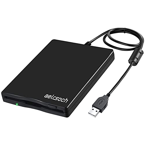 Lecteur de disquettes Lecteur de disquettes USB Lecteur de disquettes Portable Lecteur de disquettes 3,5 Pouces Lecteur de disquettes 1,44 Mo, Prise en Charge PC Windows / 7/8/2000,Plug and Play