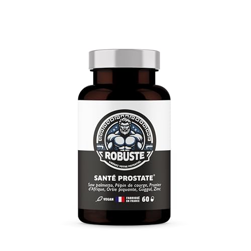 Formule Prostate et Confort urinaire - Contribue au bon fonctionnement de la prostate - Ortie, Palmier nain, Prunier d'Afrique, Extrait de Courge, Zinc - 100% Naturel - 60 gélules vegan.