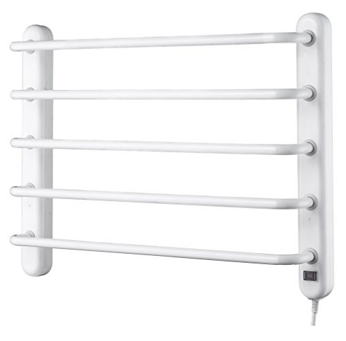 Sèche-serviettes – Sèche-serviettes électrique – Radiateur de salle de bain électrique en blanc || pour séchage de serviettes, peignoirs, vestes, piscine DORA, etc.