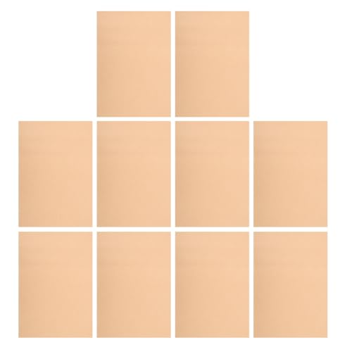 Ipetboom Lot de 10 Feuilles de Papier Braille pour Écriture en Braille - Accessoire D'apprentissage - Outils Pédagogiques pour Étudiants Aveugles - Amélioration Des Compétences en Écriture