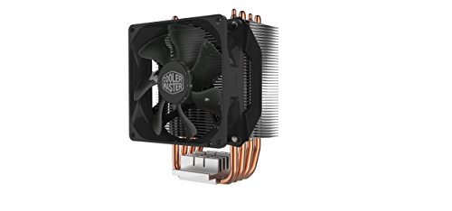 Cooler Master Hyper H412R Refroidisseur CPU Ventirad Low-Profile, Technologie Direct Contact, 4 Caloducs Cuivre, Radiateur Aluminium Compact, Ventilateur PWM 92mm, Compatible AMD & Intel