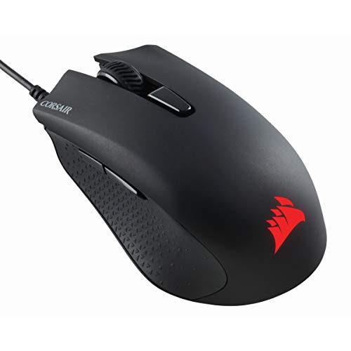 CORSAIR HARPOON PRO RGB Souris de Jeu FPS/MOBA Légère et Filaire - 12 000 DPI - 6 Boutons Programmables - Compatible iCUE - PC, Mac, PS5, PS4, Xbox - Noir