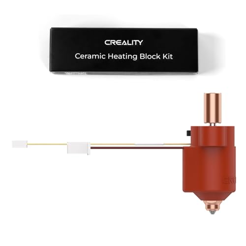 Creality Officiel Kit de bloc chauffant en céramique K1 Max, support isolant en alliage de cuivre + acier trempé, haute température de 300 ° C et impression haute vitesse de 600 mm/s, K1 max / K1