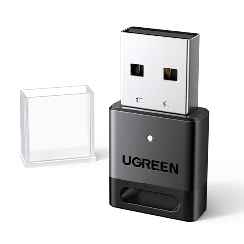 UGREEN Dongle Bluetooth 5.4 Clé USB pour PC Adaptateur Faible Latence pour Casque Clavier Souris Manette de Jeu Enceinte Écouteurs Téléphone Plug Play sous Windows 11 10 8.1