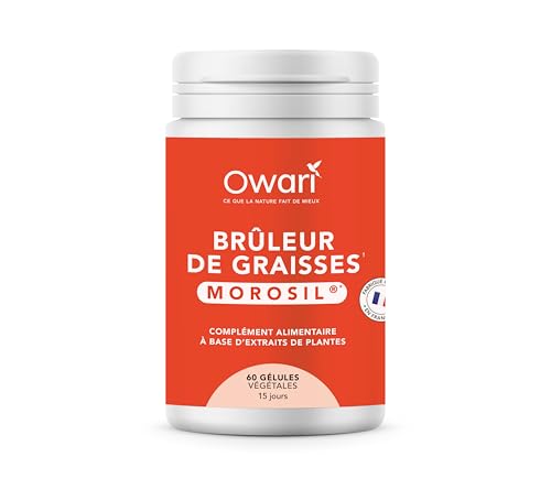 OWARI Bruleur de Graisse - Brûleurs de Graisse Végans pour Maigrir Rapidement Efficacement - Complément Alimentaire pour Soutenir la Perte de Poids Rapide et Efficace - 60 Gélules Végétales