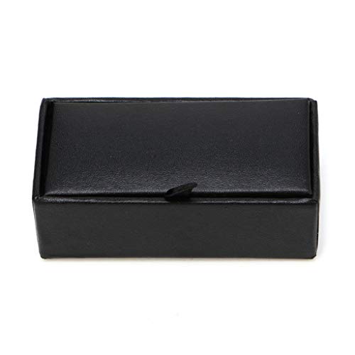 lixuesong Boîte de rangement pour boutons de manchette - Faux voyage - Boîte de rangement pour boutons de manchette