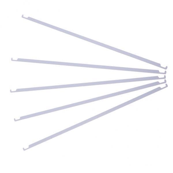 FewNvWa 2 Barres de Fichiers Suspendues En Métal, Tiges Métalliques pour Dossiers, Fournitures D'organisation de Bureau 15.9x0.31 Pouces, 2 pièces