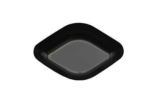 Heathrow Scientific HD1427B Lot de 500 nacelles de pesée en forme de losange Polystyrène 78 mm L x 56 mm l x 14 mm P Noir