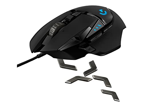 Logitech G502 LIGHTSPEED Souris sans Fil, Capteur Gaming HERO 25K, 25 600 PPP, RGB, Ultra-Léger, 11 Boutons Programmables, Batterie Longue Durée, POWERPLAY-compatible, PC, EU Packaging - Noire