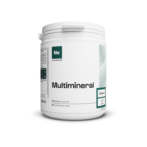 Multiminéraux | 5 minéraux haute qualité • Dosé pour les Sportifs • Protection immunitaire • Complément Alimentaire Santé Vegan| Nutrimuscle | 120 Gélules