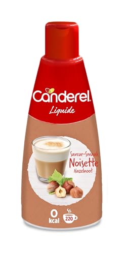 Canderel - Sucralose - Liquide noisette - Zéro calorie, Zéro sucre - Édulcorant | Bouteille de 200ml