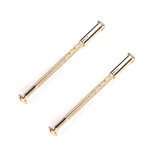 cyclingcolors 2x vis relieuse M4 longueur sécable 35 à 65mm idéal assemblage raccord porte meuble maison, laitonné