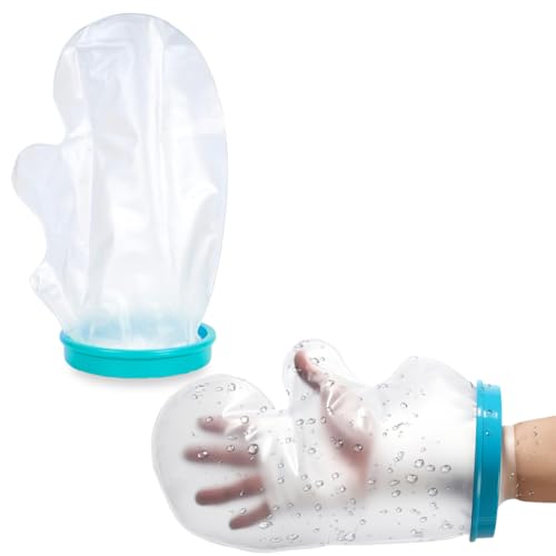 KSJEHW Protection de Plâtre de Bandage de Silicone Imperméable (Main) - Solide, Étanche & Pratique,Convient personne adulte Ans(33 * 25.5cm)