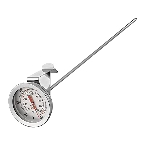Tala Thermomètre à confiture en acier inoxydable facile à lire, convient pour marmelade, confiture et confiserie, argent métallique, taille unique