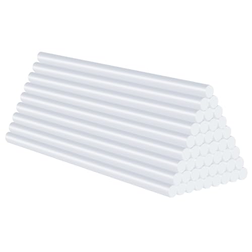 45 Pièces Baton de Colle Ø 11 x 190 mm, Colle Pistolet à Colle Transparents, Colle Chaude Séchage Rapide, Pour la Plupart des Pistolets à Colle -Bâtonnets de Colle pour Bricolage et Réparation