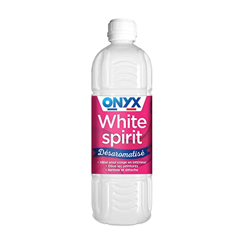 Onyx - White Spirit Désaromatisé - Solvant Diluant Peintures et Vernis - Produit Nettoyant Décapant Peinture - Fabrication Française - 1L