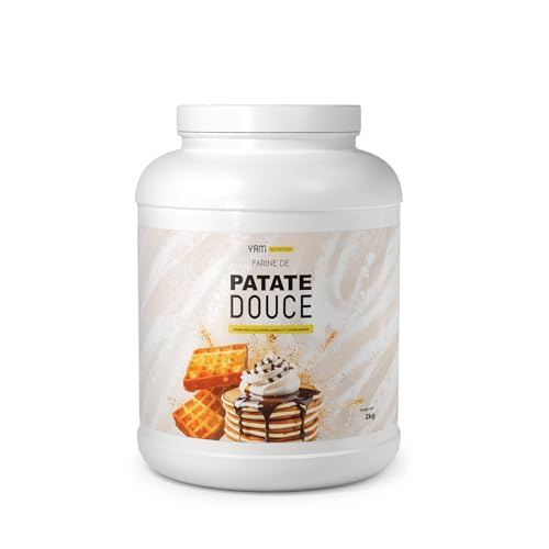 Farine de Patate Douce - 100% Naturelle - Sans Gluten - Indice glycémique bas - Vegan (2 kg)