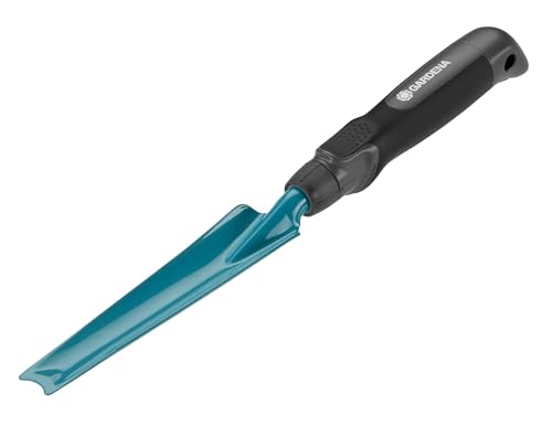 Couteau désherbeur de Gardena : outil de jardin idéal pour enlever efficacement les mauvaises herbes, poignée ergonomique, protégé contre la corrosion, longueur de travail 14,5 cm (8935-20)